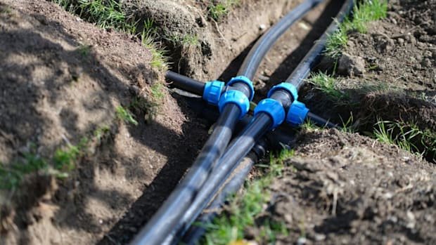 Water line installation in Vancouver